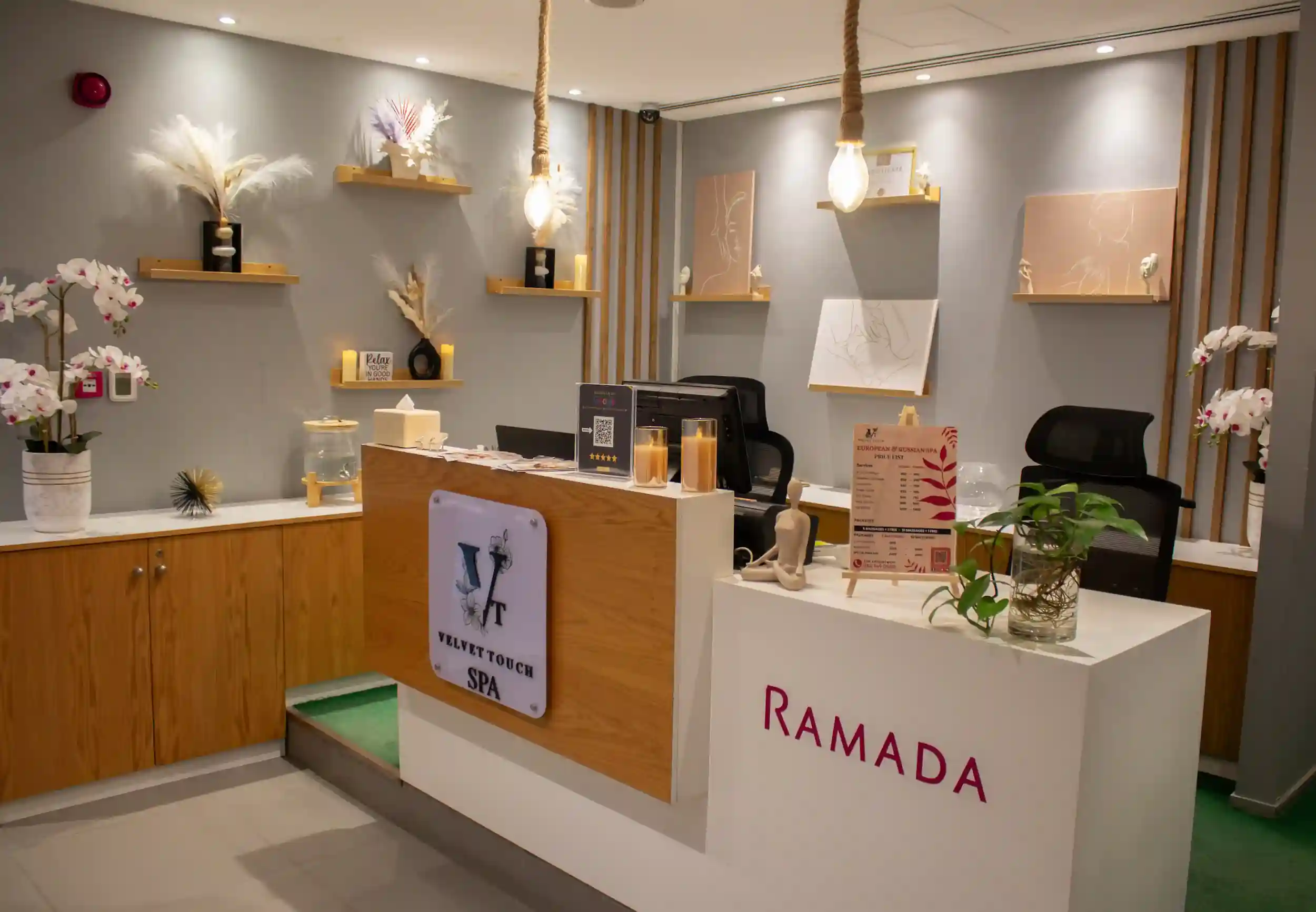 Velvet Touch Spa reception
